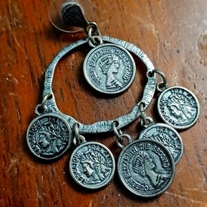 Queen Elizabeth II Dangly Earrings